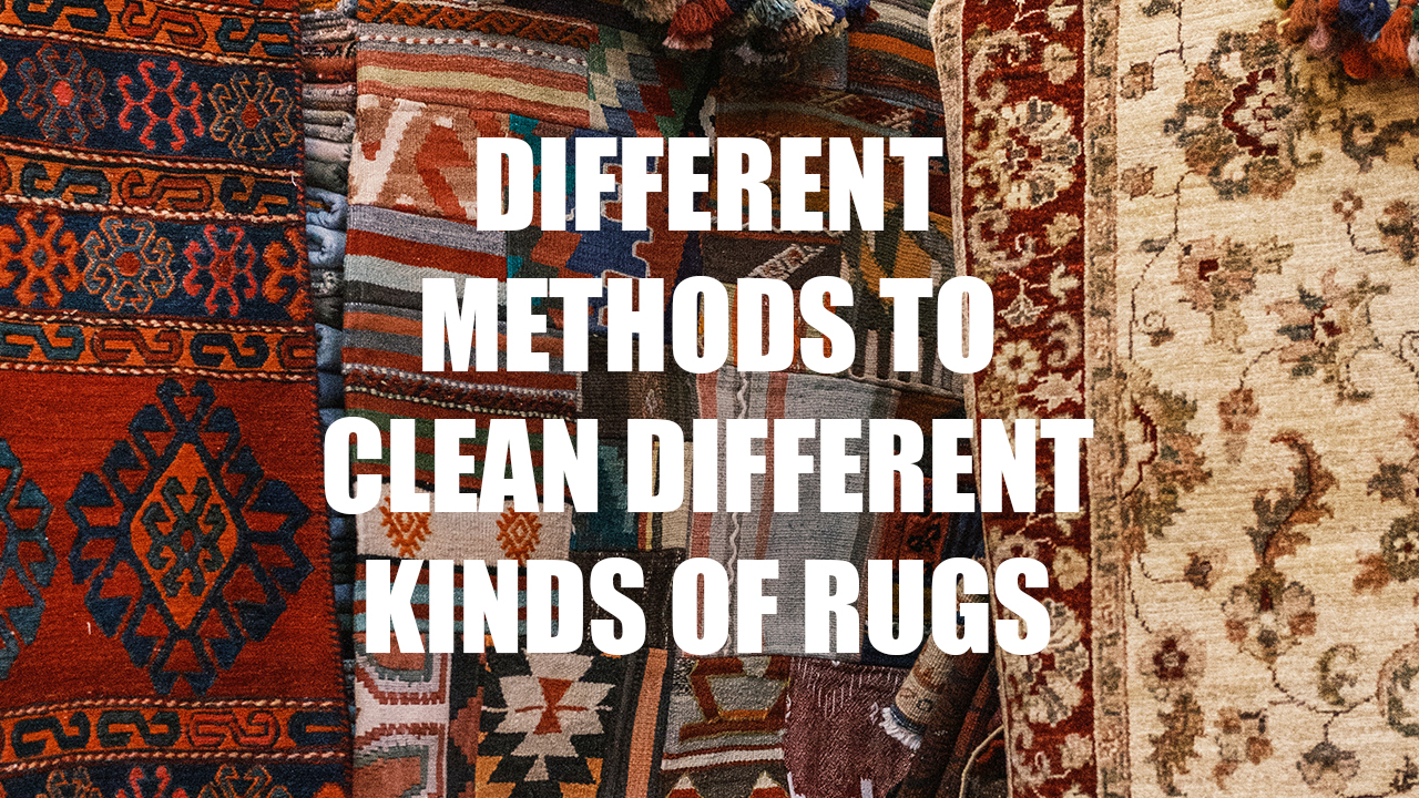 Professional rug cleaning company use different methods to clean